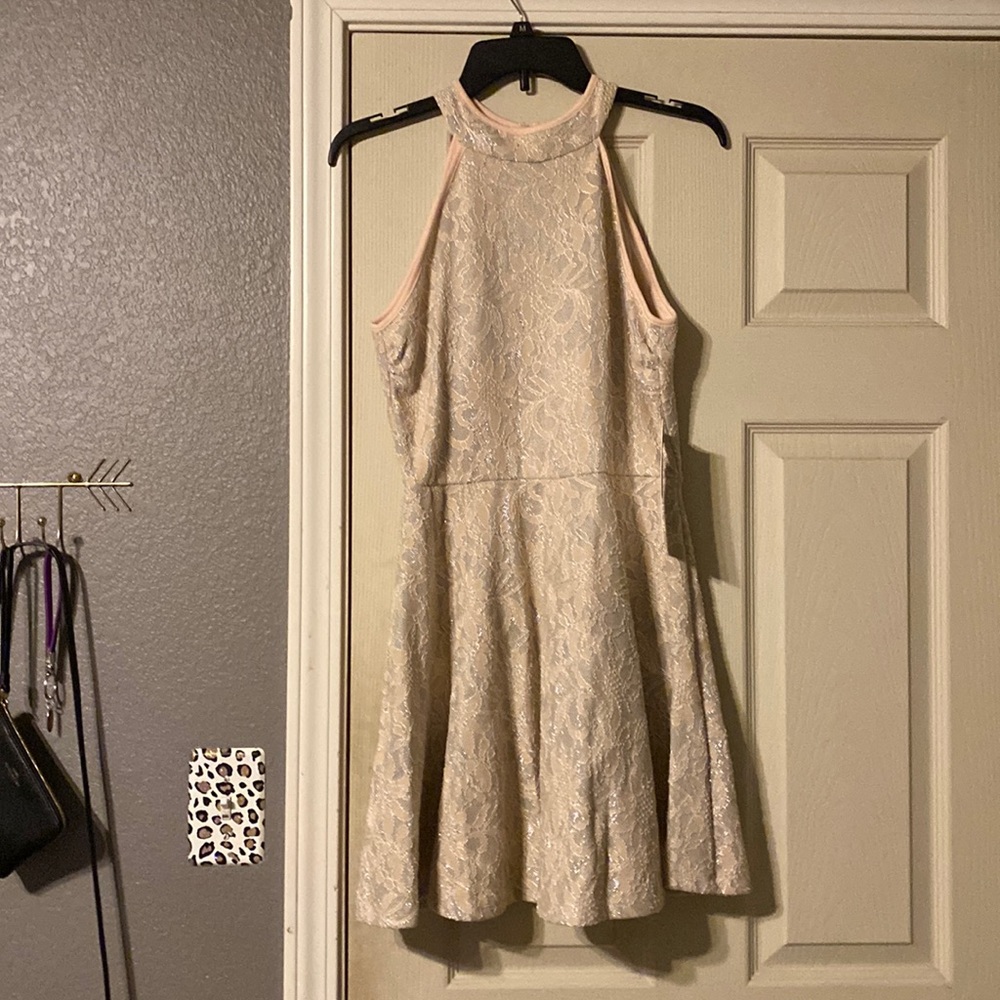 pink sparkly formal dress